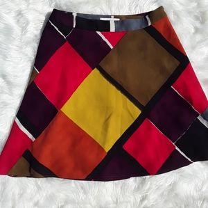 LOFT  60's inspired Aline mini skirt